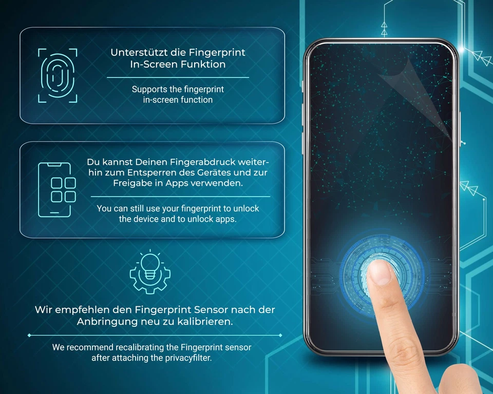 Full Cover Privacy Film for Huawei Hi Nova 12Z Screen Protector Anti-Shock - Image 4 of 4