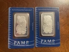 PAMP Suisse Lady Fortuna 1oz Silver Bar .999 Fine In Assay Card