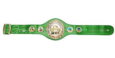 Floyd Mayweather Jr. Signed Green WBC World Championship Boxing
