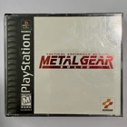 Metal Gear Solid (Sony PlayStation 1 PS1, 1998) Complete CIB Black Label