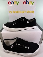 Hurley Women's CHLOE Slip On No Laces Sneakers Black - FREESHIP