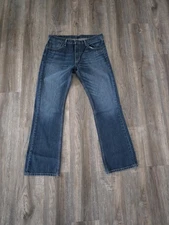 Levi's 527 Men's Blue Bootcut Cotton Jeans Size 36/34