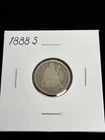 1888-S Liberty Seated Silver Dime 10c - .9 / Original / Nice Coin - No Reserve!