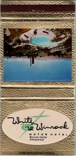 Vintage Matchbook Cover White Winrock Motor Hotel Albuquerque, New Mexico MB95