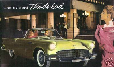 1957 FORD THUNDERBIRD  SALES BROCHURE