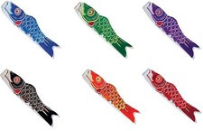 24" KOI Windsock, Flying Carp, Fish Windsock, Koinobori Windsock, Diva