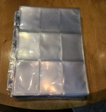 Ultra Pro - Trading Card Sleeves - 9 Pocket 100 Sheets - EX - Free Ship