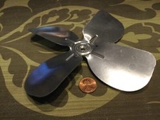 4 blade aluminum cooling fan 3/16 inch screw mount 6 1/2 inch x 1 wide 500 cfm 