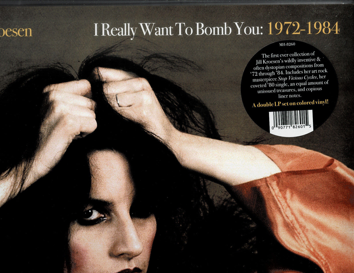 JILL KROESEN -REALLY WANNA BOMB YOU 1972-84 (2 LP 2022)NEW*ORANGE