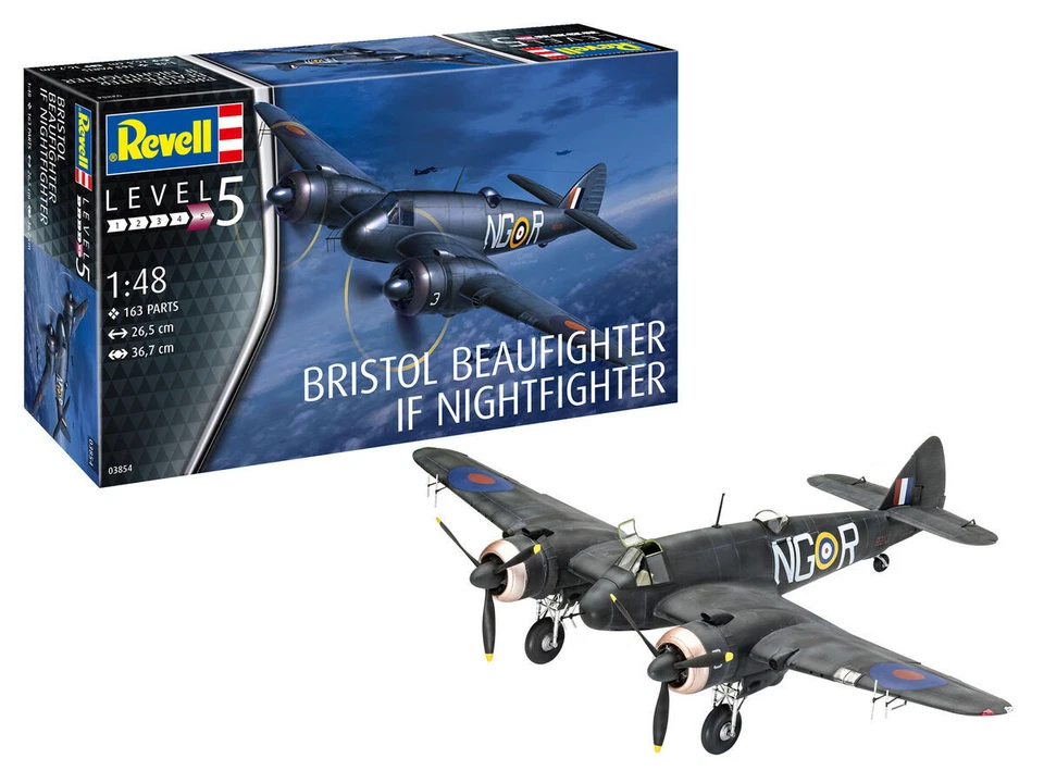 Bristol Beaufighter IF Nightfighter by Revell 03854 SCALA 1:48 - Immagine 2 di 4