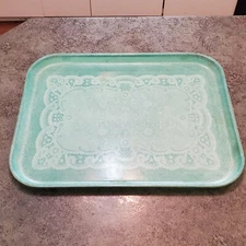 Vintage Mess Hall or Cafeteria Fiberglass Mid Century Modern Serving Food Tray