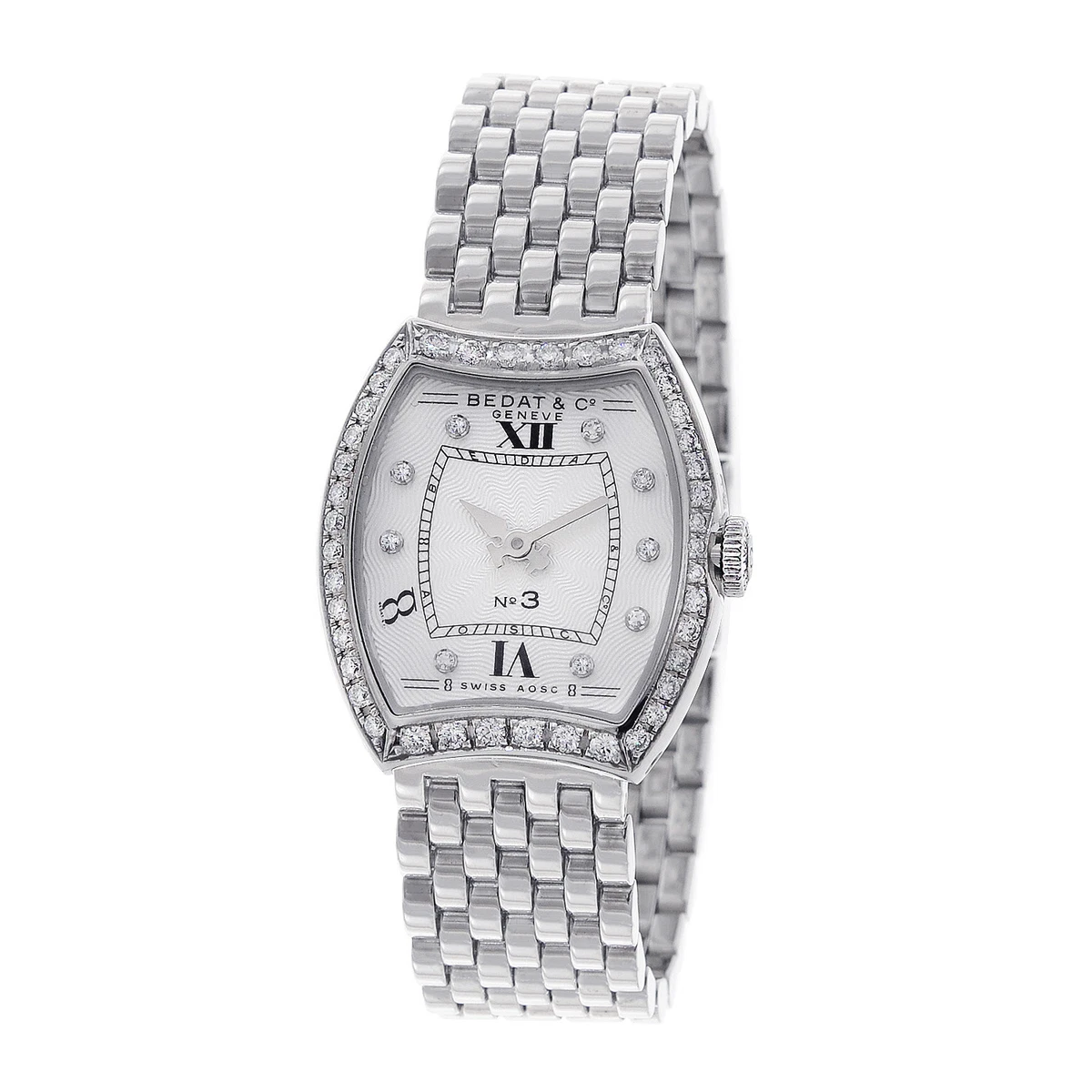 Bedat no 3 watch with diamonds clearance