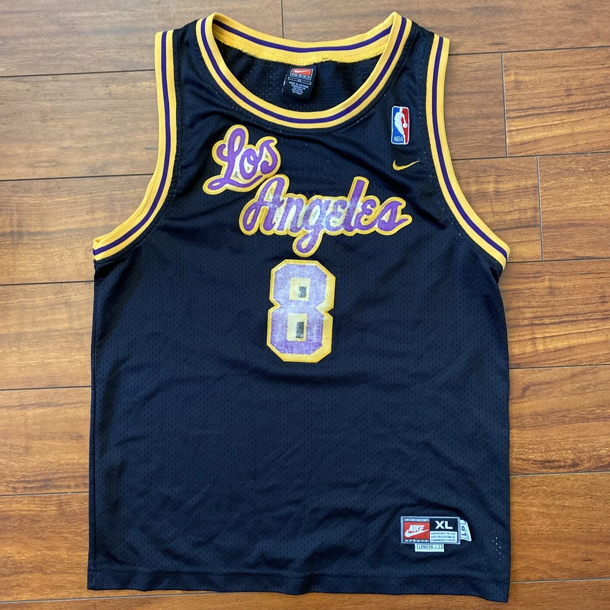 Men's Los Angeles Lakers 8 Kobe Bryant Nike Black Authentic Jersey – City  Edition