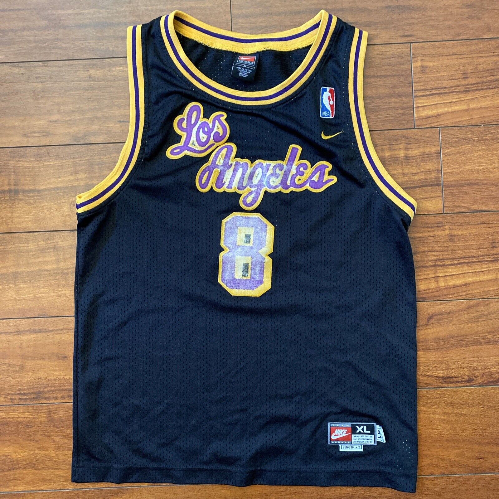 Vintage Nike Los Angeles Lakers Kobe Bryant 1961 Throwback Rewind NBA  Jersey M