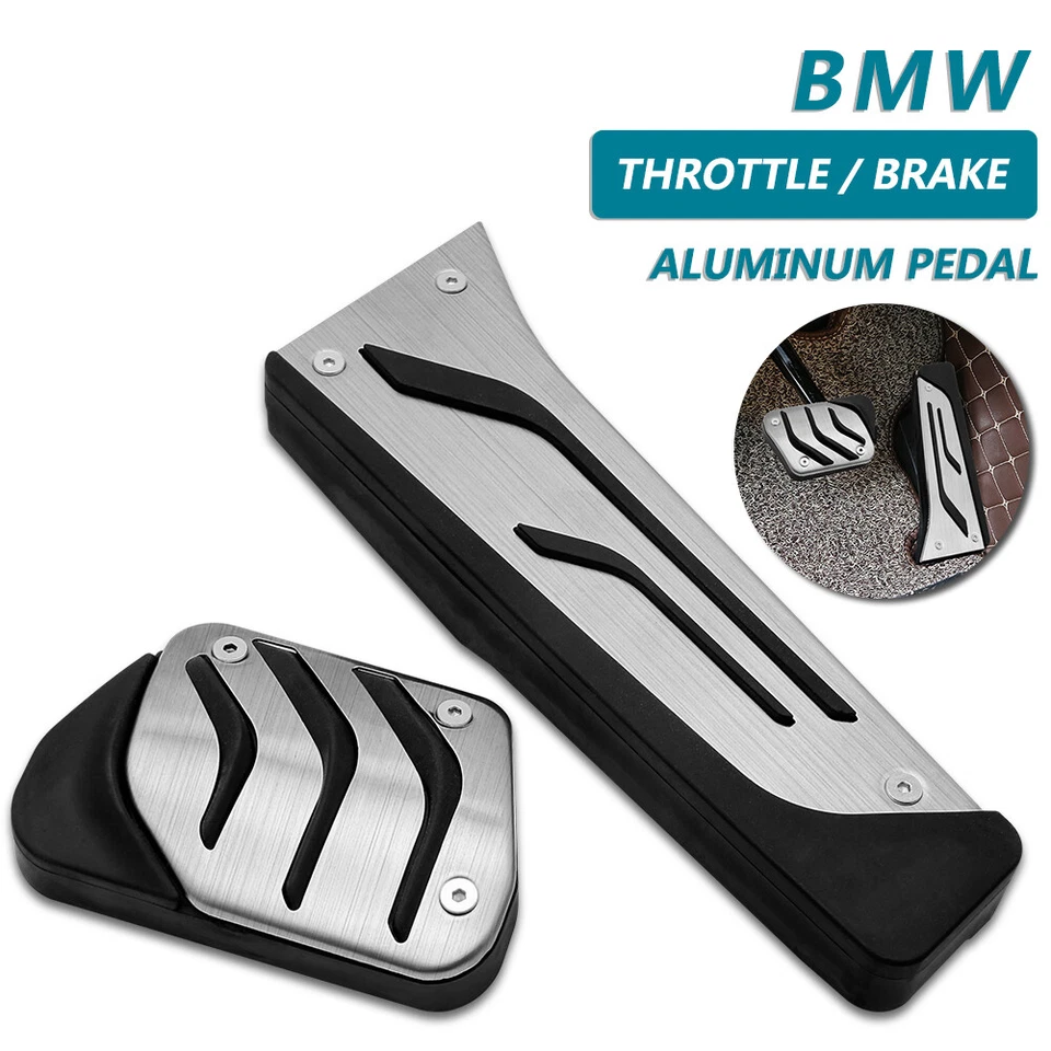 Ajuste para BMW 328i X3 reposapiés reposapiés pedal de freno acelerador de gas cubierta accesorios Foto 3 de 4