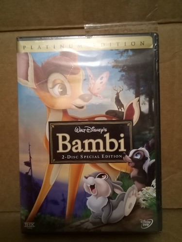 Bambi (2005, DVD, Platinum Special Edition) Disney w/Slipcover- New Sealed. - Picture 2 of 8