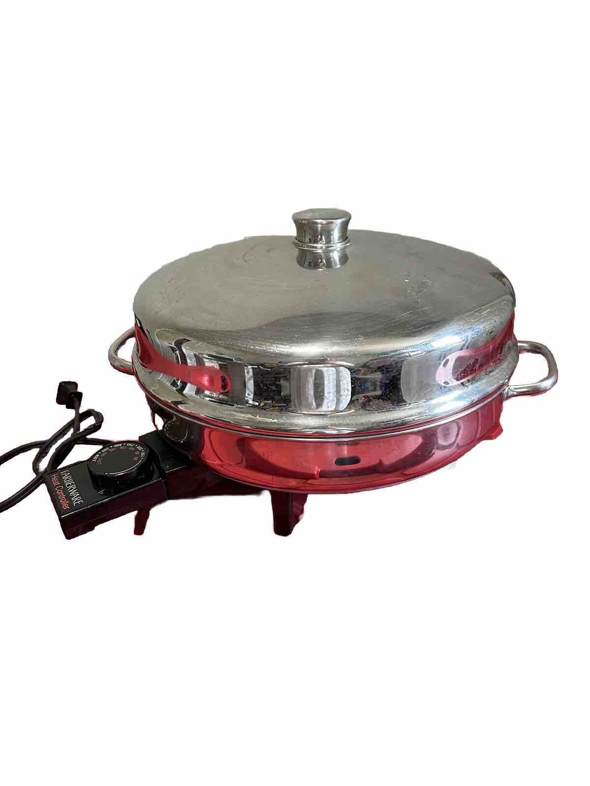 Farberware Poêle électrique 12 en acier inoxydable Made in USA modèle 344A