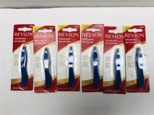 Lot of 6pcs Revlon Control Grip Tweezer #72454 (Older Style), As Imaged
