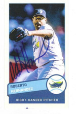 Autographed Signed ROBERTO HERNANDEZ 2024 Tampa Rays Fan Fest Card w/COA