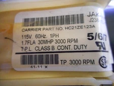 JAKEL J238-150-15215 Draft Inducer Blower Motor HC21ZE123A