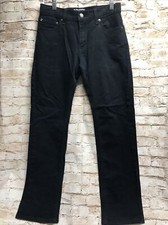 Denizen Levi's 216 Boys Skinny Fit Jeans Adjustable Waist Black Denim Size 14R