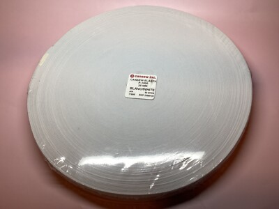 Cansew Inc. elastic P-1000 25 mm white 50 meters  EWP 25MM new