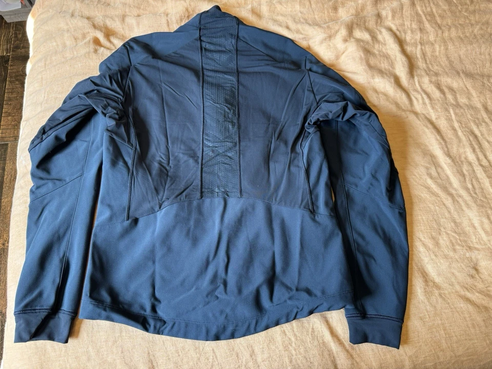 Salomon RS Warm Soft Shell Mens Size Medium Advanced Skin Jacket Black Full-Zip - Image 3 of 4