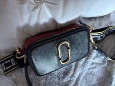 Marc Jacobs Womens The Snapshot Camera Crossbody Bag Red Black Gold New no Tag