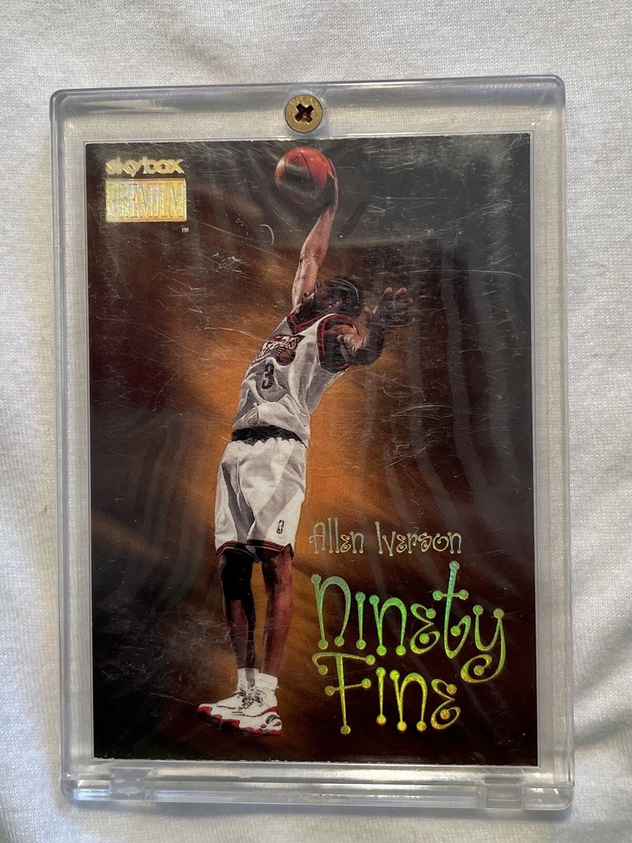 1998-1999 Skybox Ninety Fine Allen Iverson 209 Never Been Out Of