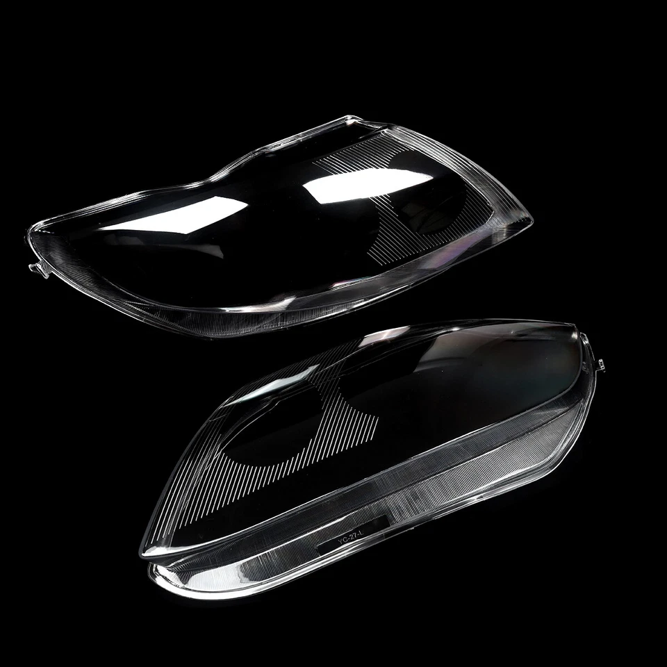 Pair Fits For BMW Z4 E85 2003-2008 Car Headlight Lens Cover Headlamp Shell Clear Foto 4 de 4