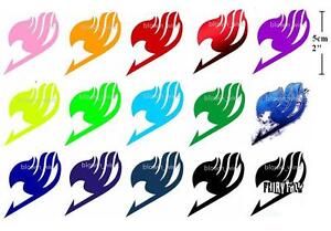 15pcs Anime Cosplay Tattoo Fairy Tail Guild Logo Seal Temporary Body Art Sticker Ebay