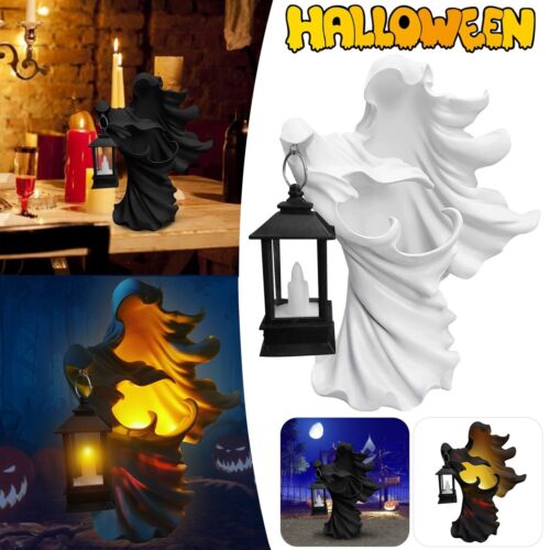 1PC Halloween Scary Hell Messenger Hand Lamp Decoration Witch Resin Sculpture - Zdjęcie 1 z 30