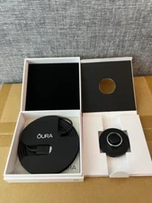 Oura Ring Gen 3 Heritage Silver Size US8 Smart Ring with Charger accessories