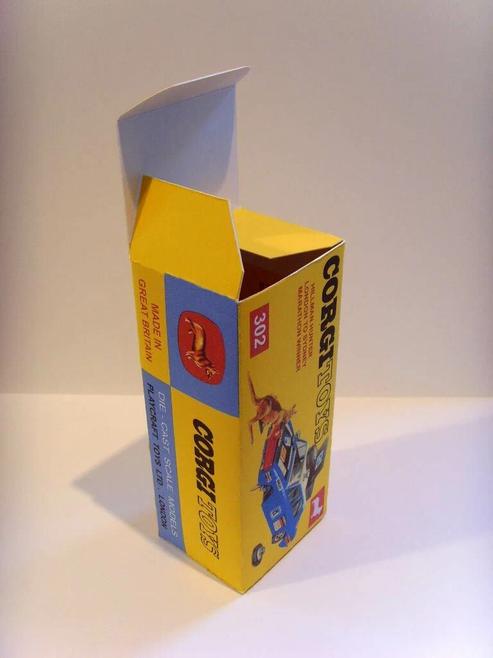 JUGUETES CORGI Nº 302 Excelente Pantalla Personalizada/Caja Repro - Hillman Hunter Rallye Foto 4 de 4