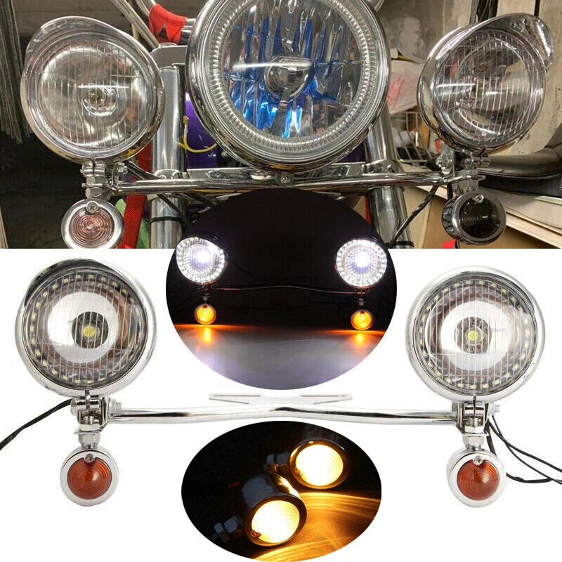Passing Signals Light Bar For Harley Davidson Softail Standard FXST/Custom FXSTC Foto 2 de 4