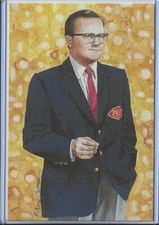 1993 Lamar Hunt Goal Line Art Postcard Unsigned - Series 5 Five