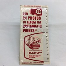 Vintage Kodak Instamatic Camera Photo Library Album Prints Insert 24 Photos NEW