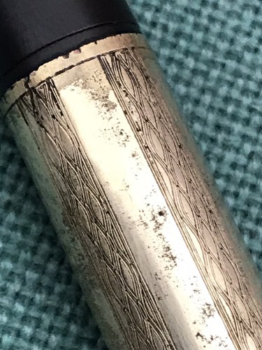Fountain Pen Iceal 18kr, Stilografica Rientrante Mancante Di Clip, Incisioni Oro - Foto 18 di 22