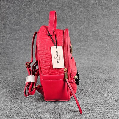 NWT Juicy Couture Red Crimson Quilted Track Star Mid  display picture 2