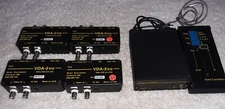  Burst Electronics VMF-2 VIDEO MIXER/FADER AND 4 VDA-2 EQ Video Equalizing DA