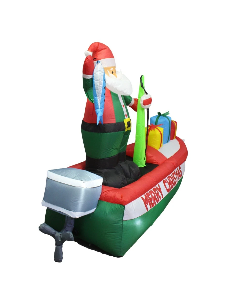 Bass Pro Shops Festive Float Trip Reindeer And Santa, 58 OFF
