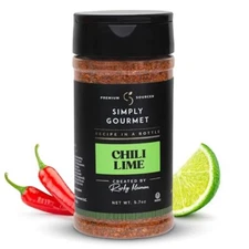 Simply Gourmet Chili Lime Spice Blend for Gourmet Cooking