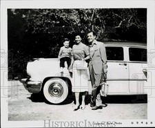 1954 Press Photo Tony Martin, Wife Cyd Charisse & Son Tony Jr. - pip30057 1954 Press Photo Tony Martin, Wife Cyd Charisse & Son Tony Jr. - pip30057