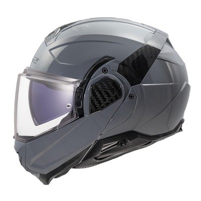 LS2, Modularer Motorradhelm ADVANT II FF910 Solid Nardo Grey