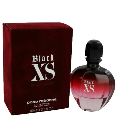 Black XS Paco Rabanne for Women 2.7 oz EDP Perfume New Original