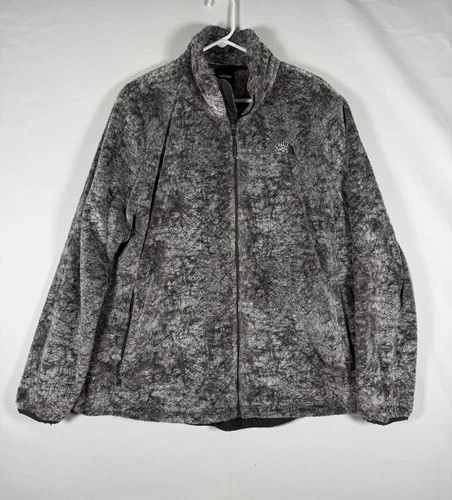 The North Face Jacket Women's XXXL 3XL Gray Osito Full Zip Fleece Seaonal Soft