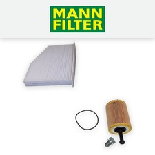 SERVICE KIT for SKODA OCTAVIA (1Z) 2.0 TDI MANN OIL CABIN FILTERS (2004-2010)