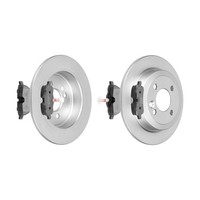 f.becker Bremsscheiben Ø259MM + BremsbelÄGe Hinten FÜR Mini Mini Clubman Mini
