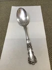 VINTAGE STERLING SILVER SERVING SPOON 8 1/2” LONG GORHAM BUTTERCUP 1900  75 GRAM