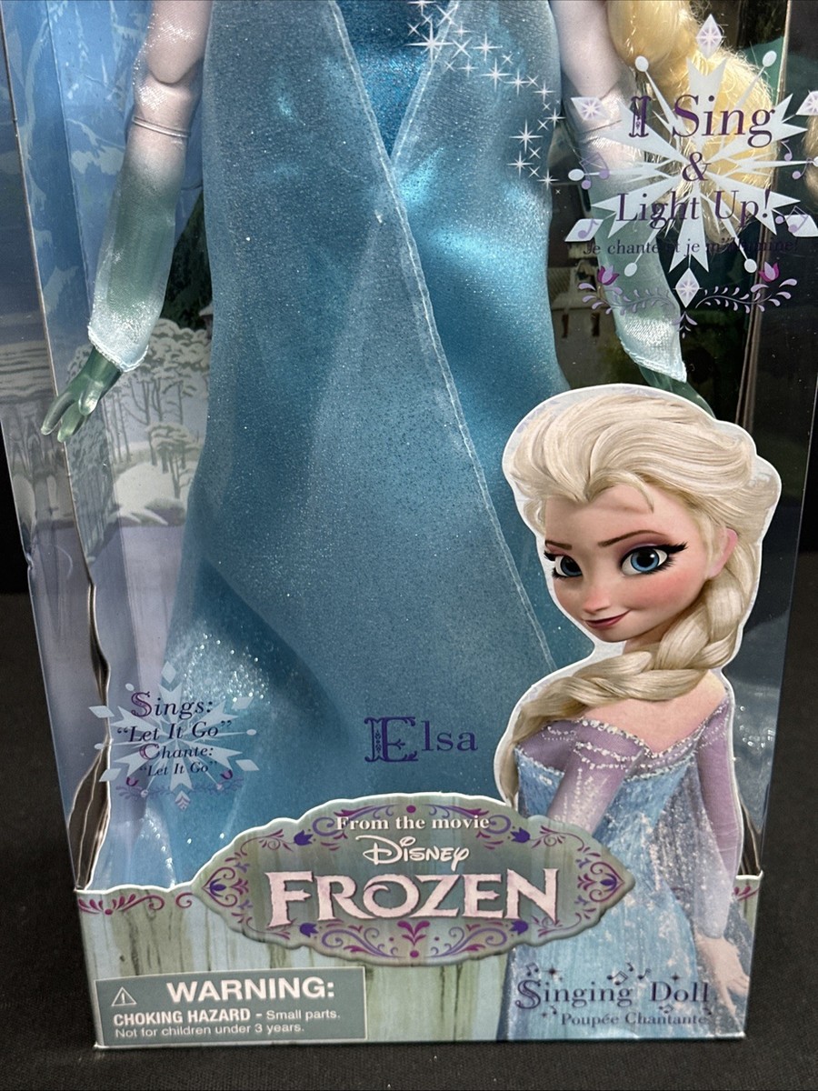 Disney Dolls Frozen Doll Singing Let It Go 2013 DISNEY STORE